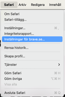 Domain settings