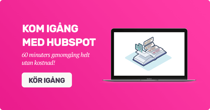 Kom igång med HubSpot
