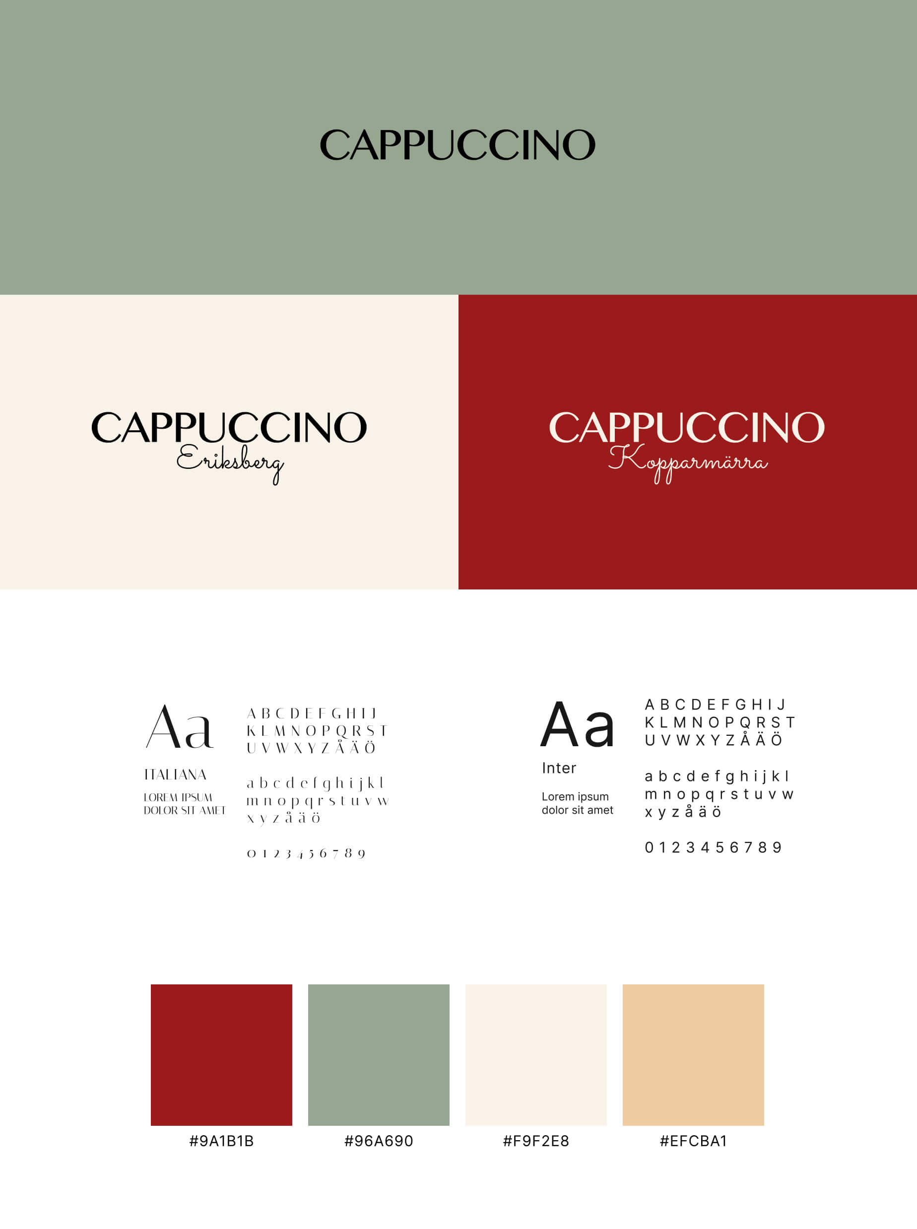 Cappuccino branding